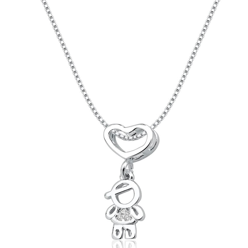 COLAR AMOR MENINO CRISTAL